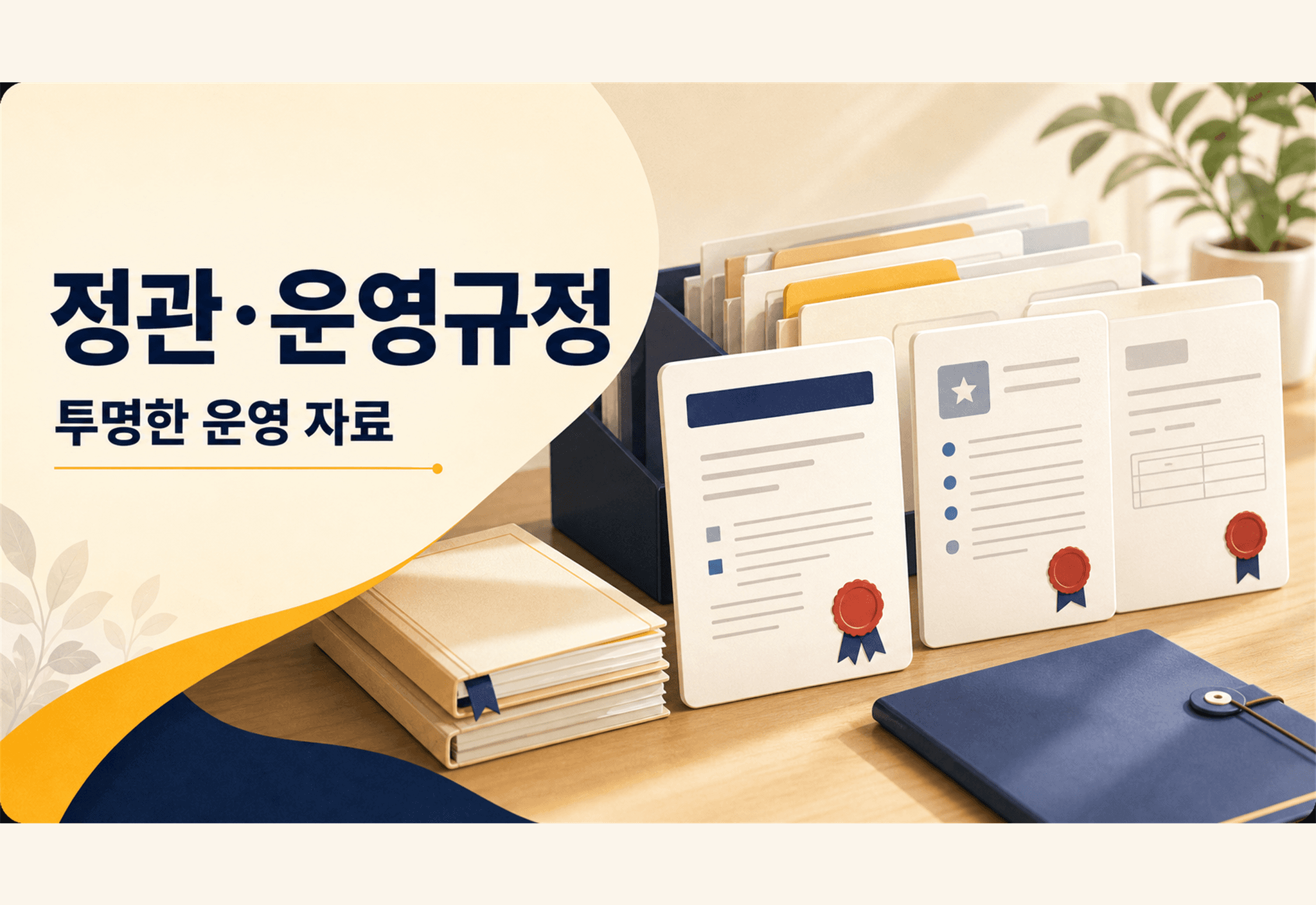 개인정보 보호와 문서 관리 안내 이미지